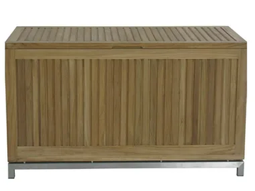 VICKY - Wooden garden bench with storage space by Il Giardino di Legno - view 2